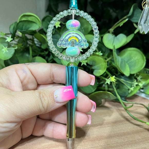 Beaded Refillable Ink Pen - Picture 1 of 1